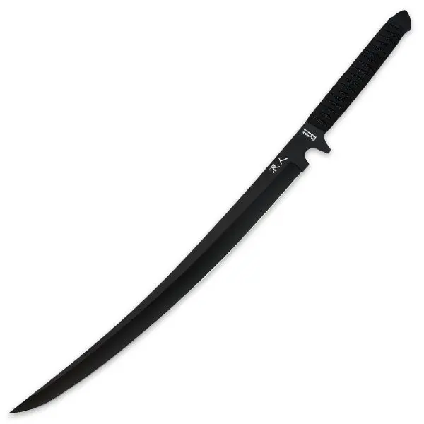 Black Ronin-Style Samurai Sword With Shoulder Carry System 1