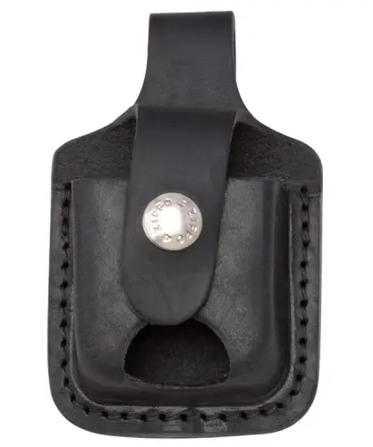 Black Thumb-Notch Lighter Pouch For Secure One-Hand Access 1