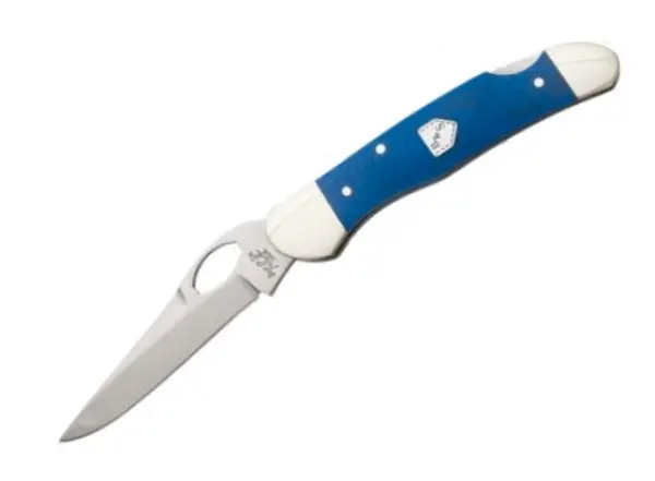 Blue Jean Series 3.75-Inch Single-Blade Knife With Blue G10 Handle 1