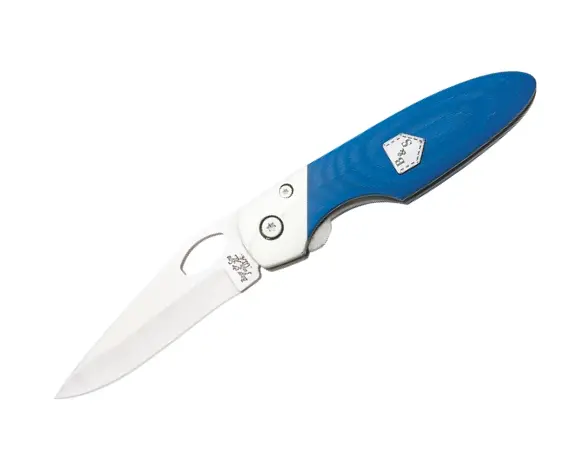 Blue Jean Series 4-1/8 Inch G10 Sideliner Pocket Knife 1