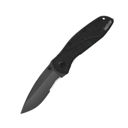 Blur Glass Breaker Folding Knife – Black Tactical Edc Model 1