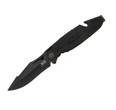 Boot Camp Mini Tactical Knife – Black Finish 1