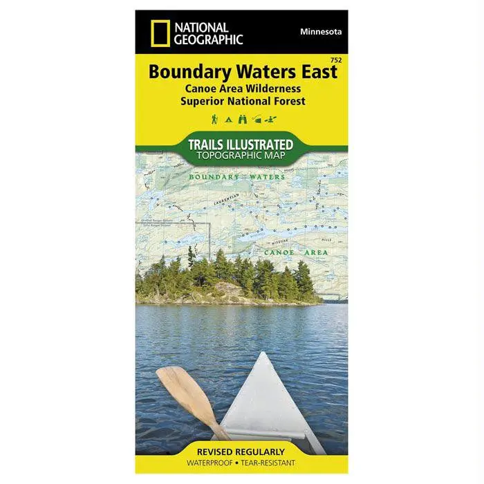 Boundary Waters Canoe Area East Map #752 1