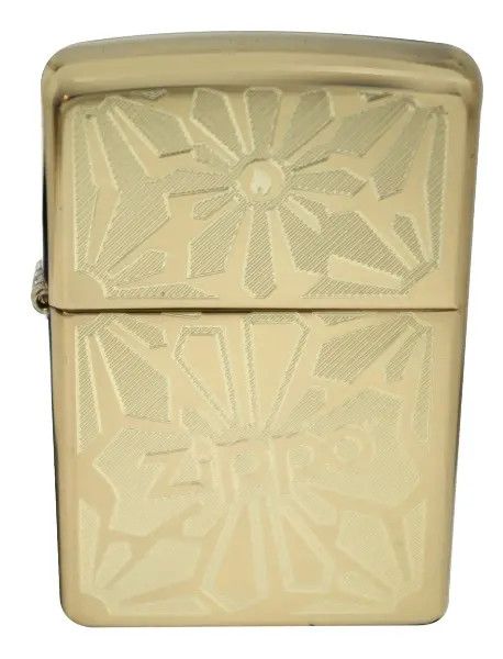 Brass-Finished Zippo Ornament With High-Polish Shine 1