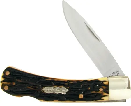 Bruin 4-Inch Schrade Lockback Hunting Knife 1