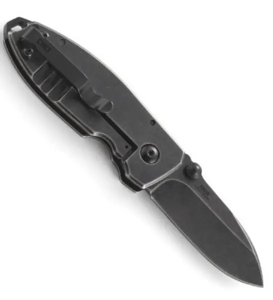 Burnley Squid Folding Knife – Black Stonewash Finish 1