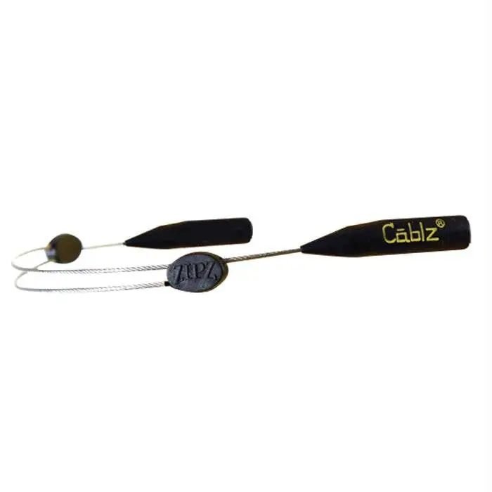 Cablz Zipz Silver-Transparent Cable Organizer 1