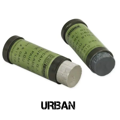 Camcon Dual-Tone Camouflage Face Paint – Urban Light Tan & Charcoal Grey 1