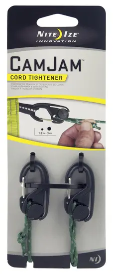 Camjam Cord Tightener – Small Size, 2-Pack With Rope 1