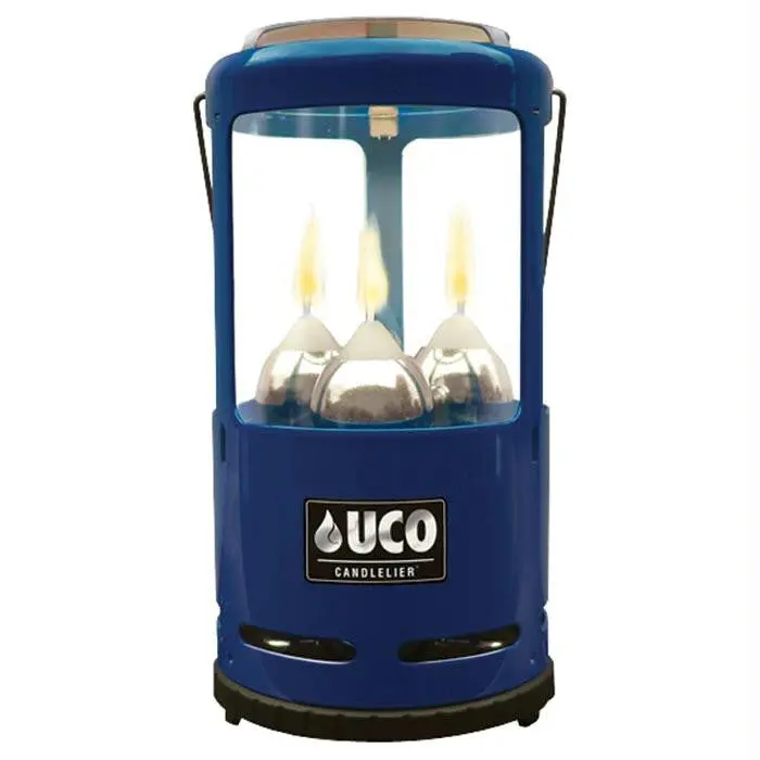 Candelier Led Lantern – Vibrant Blue Finish 1