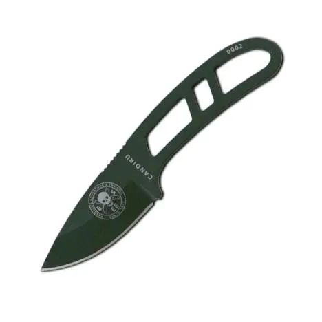 Candiru Skeletonized Knife With Olive Drab Handle 1