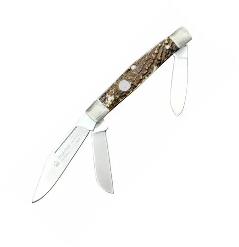 Case Three-Blade Stockman Knife With Stag Handle 1