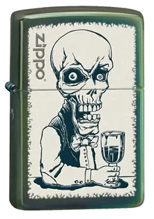 Chameleon Effect Skull Zippo Lighter 1