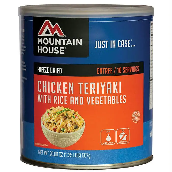 Chicken Teriyaki Ready-To-Eat Meal With Rice – Canned 1