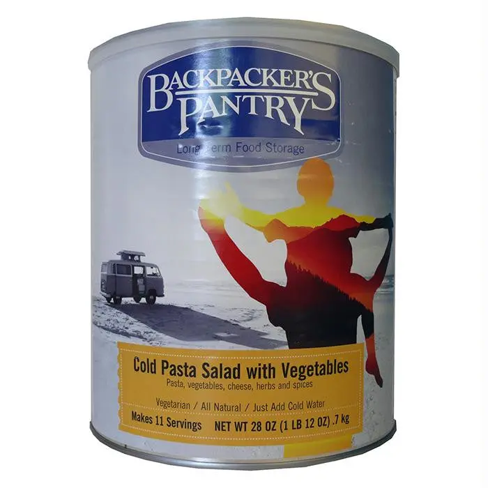 Chilled Vegetable Pasta Salad – Canned Meal 1