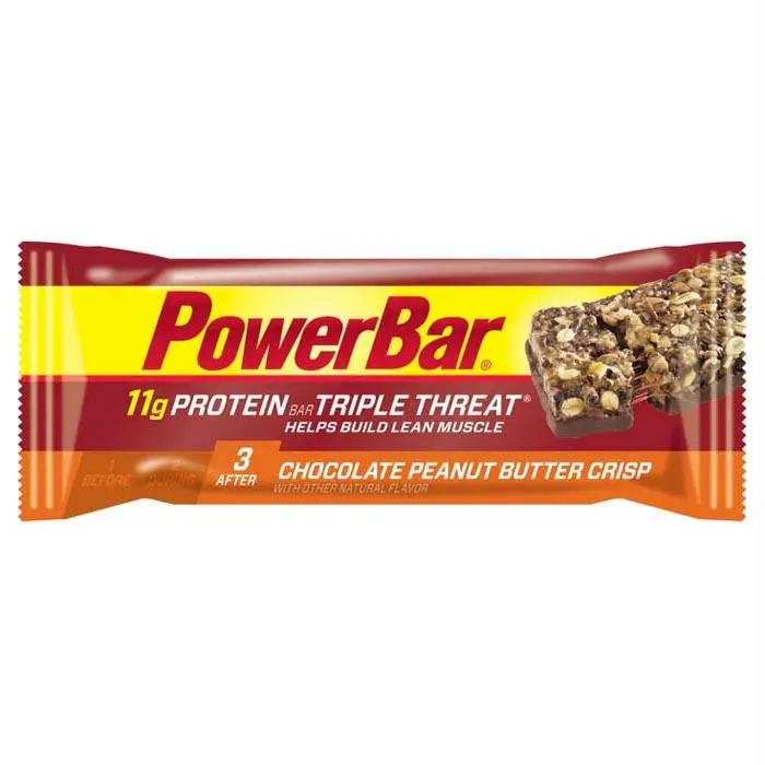 Chocolate Peanut Butter Crisp Protein Snack Bar 1
