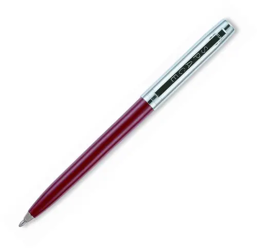 Chrome-Capped Plastic Barrel Space Pen 1