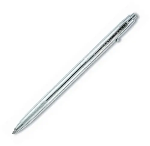 Chrome-Finished Retractable Shuttle Ballpoint Pen 1