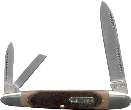 Cigar Whittler: 3-Blade Old Timer Pocket Knife (4-Inch) 1