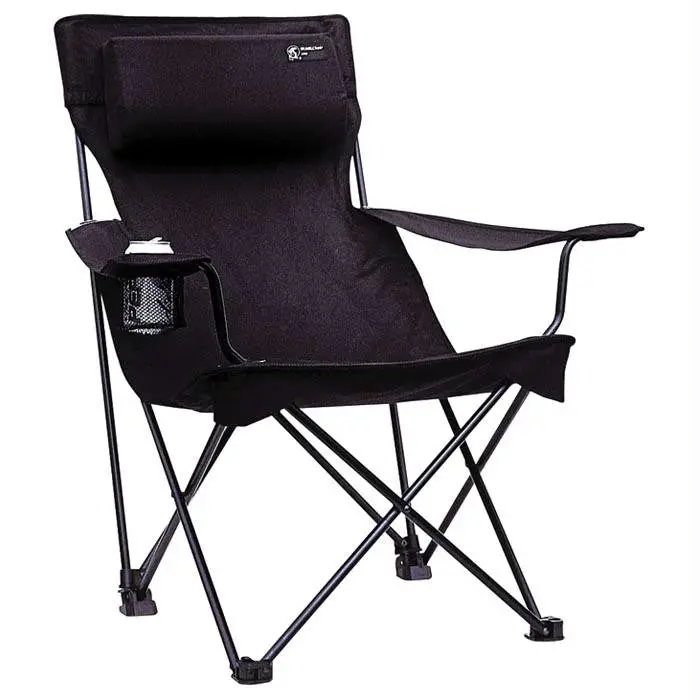Classic Bubba Folding Chair In Matte Black 1