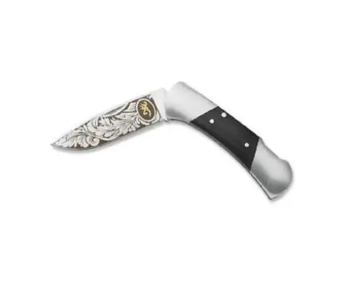 Classic Ebony Wood Folding Knife – Elegant Hardwood Handle & Liner Lock 1