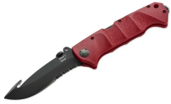 Combat-Ready First Responder Folding Knife With Serrated Edge 1