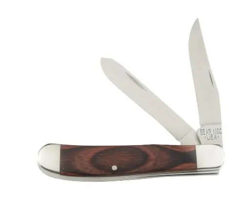 Compact 3.5-Inch Mini Trapper With Rosewood Scales 1