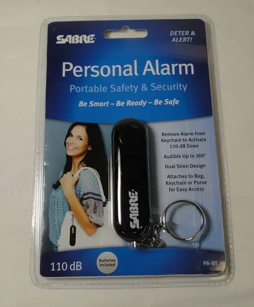 Compact Black Personal Safety Alarm Device 1