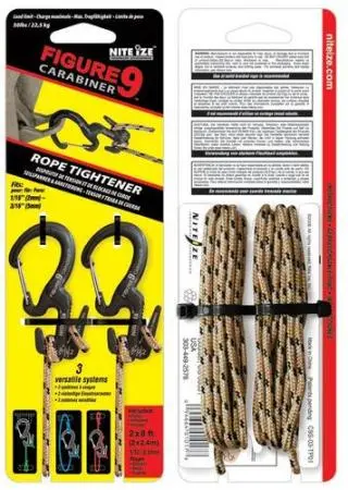 Compact Figure-9 Carabiner Twin Set 1