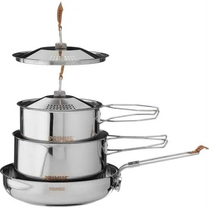 Compact Stainless Steel Campfire Cooking Set – Small 1