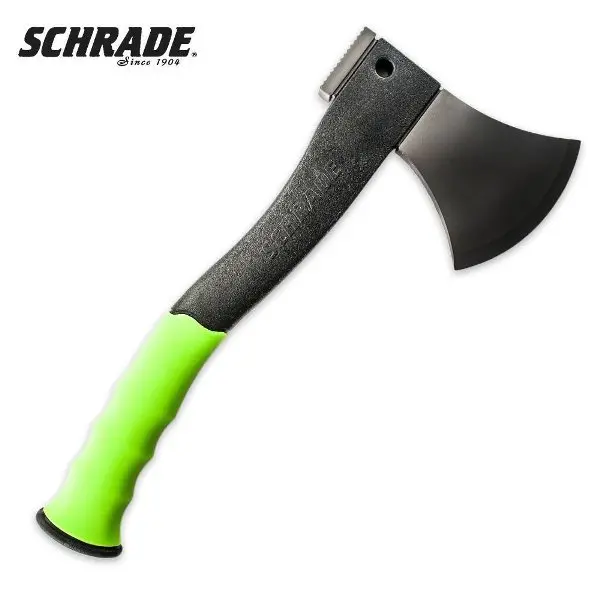Compact Survival Axe With 3Cr13 Stainless Steel Blade And Integrated Fire Starter 1