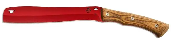 Compadre Froe Fixed-Blade Tool – Red-Hued Forging Blade 1