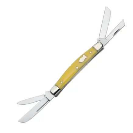 Congress Folding Knife – Vibrant Yellow Handle 1