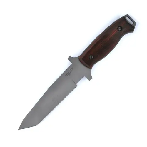 Cqc Tactical Fixed-Blade Knife – Cocobolo Wood Handle 1