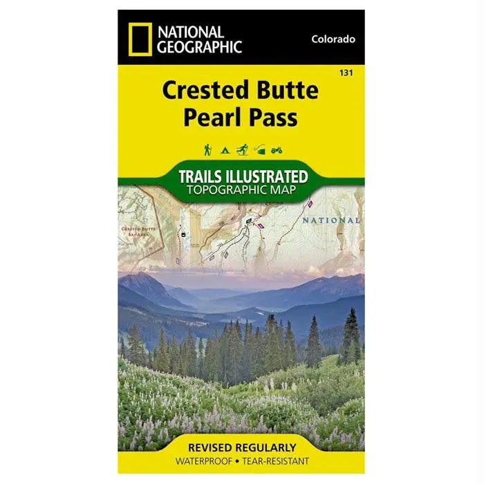 Crested Butte–Pearl Pass Topo Map #131 1