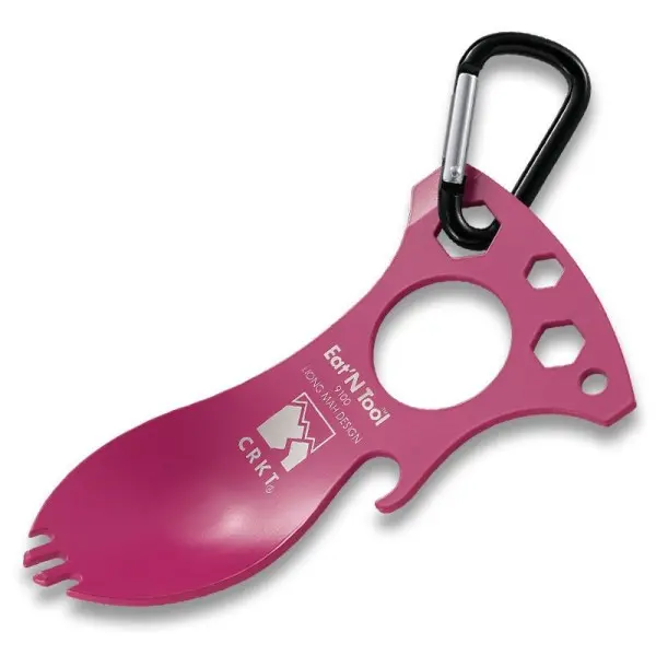 Crkt Eat'N Tool – Fuchsia-Colored Multi-Function Edc Tool 1