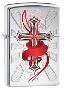 Cross W-Wings Engraved Zippo Windproof Lighter 1