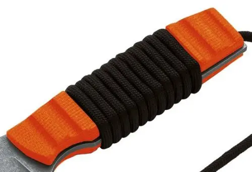 Custom Orange Micarta Handle Scales For Knives 1