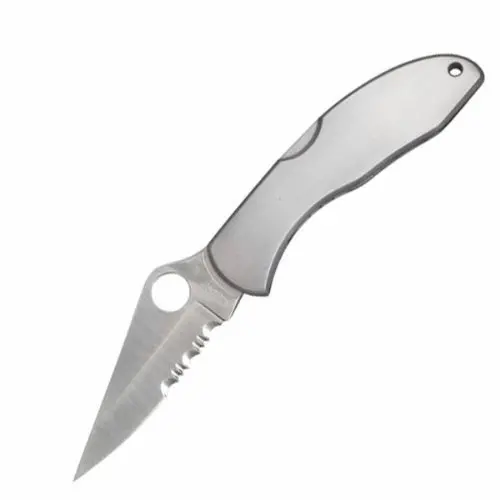 Delica 4 Stainless Steel Combo-Edge Pocket Knife 1