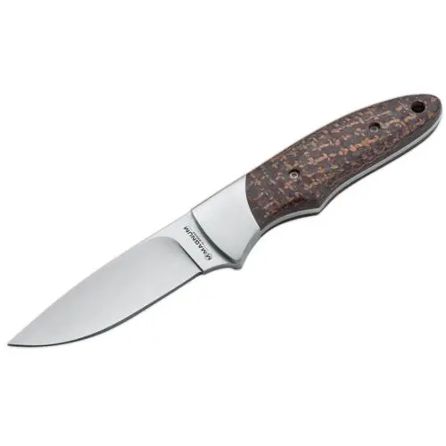 Deluxe Hunter Fixed Blade Knife With Micarta Grip 1