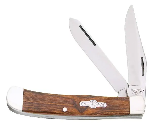 Desert Ironwood Large Trapper Knife – 4-1/8 Inch Blade 1