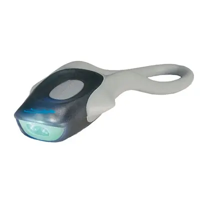 Double-Back Lightweight Flashlight – Black Body With Green Led 1