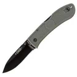 Dozier Folding Hunter Knife – Foliage Green Handle 1