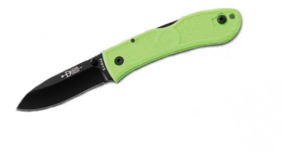 Dozier Folding Hunter Knife – Zombie Green Handle 1