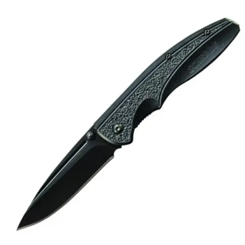 Drop Point Tactical Knife With Aluminum Handle 1