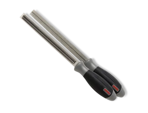 Dual-Angle Hook Sharpener – Two-Sided Precision Honing Tool 1