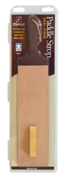 Dual-Surface Leather And Steel Paddle Strop For Knives 1