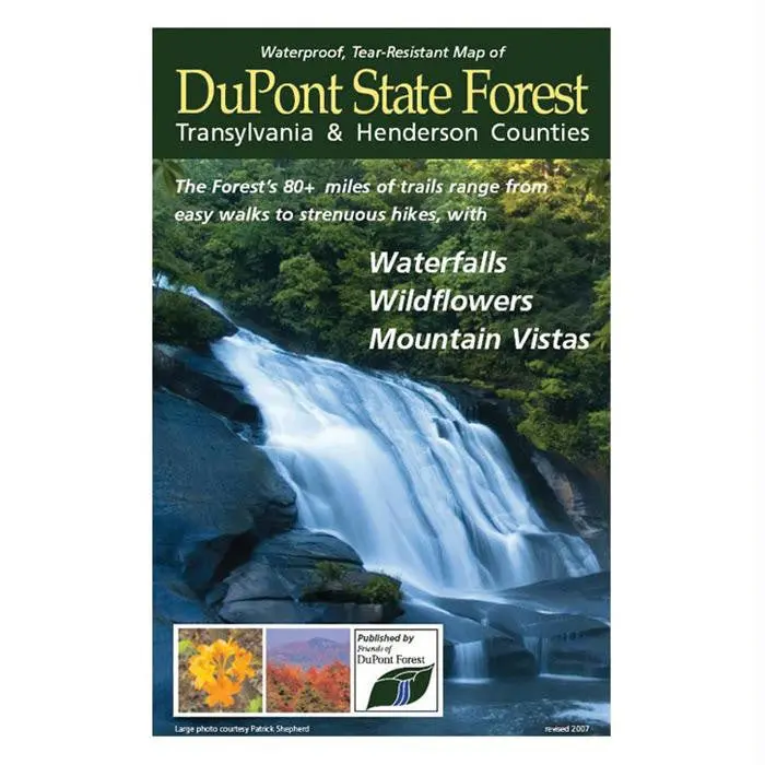 Dupont State Forest Hiking & Recreation Trail Map 1