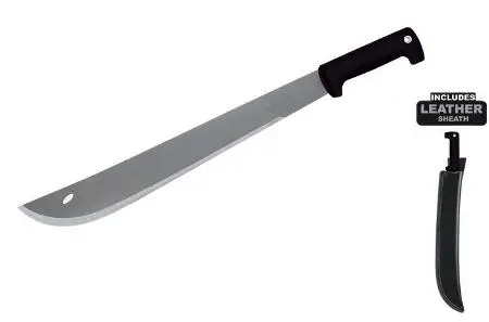 El Salvador Machete With Satin Finish And Sheath 1