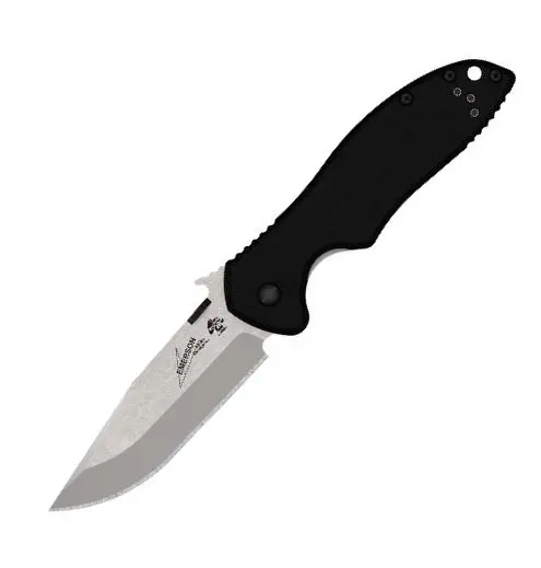 Emerson Cqc-6K Folding Knife – Satin Plain Edge 1